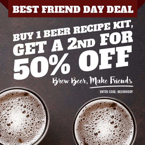  Home Brewer Promo Code for BUY A NORTHERN BREWER BEER KIT AND GET A SECOND HALF OFF Coupon Code