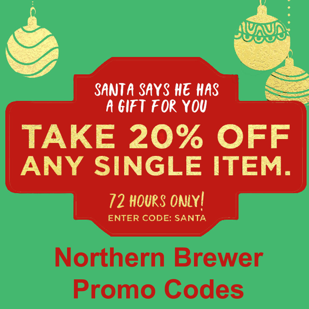  Home Brewer Promo Code for Save 20% On A Single Item at Northern Brewer Coupon Code