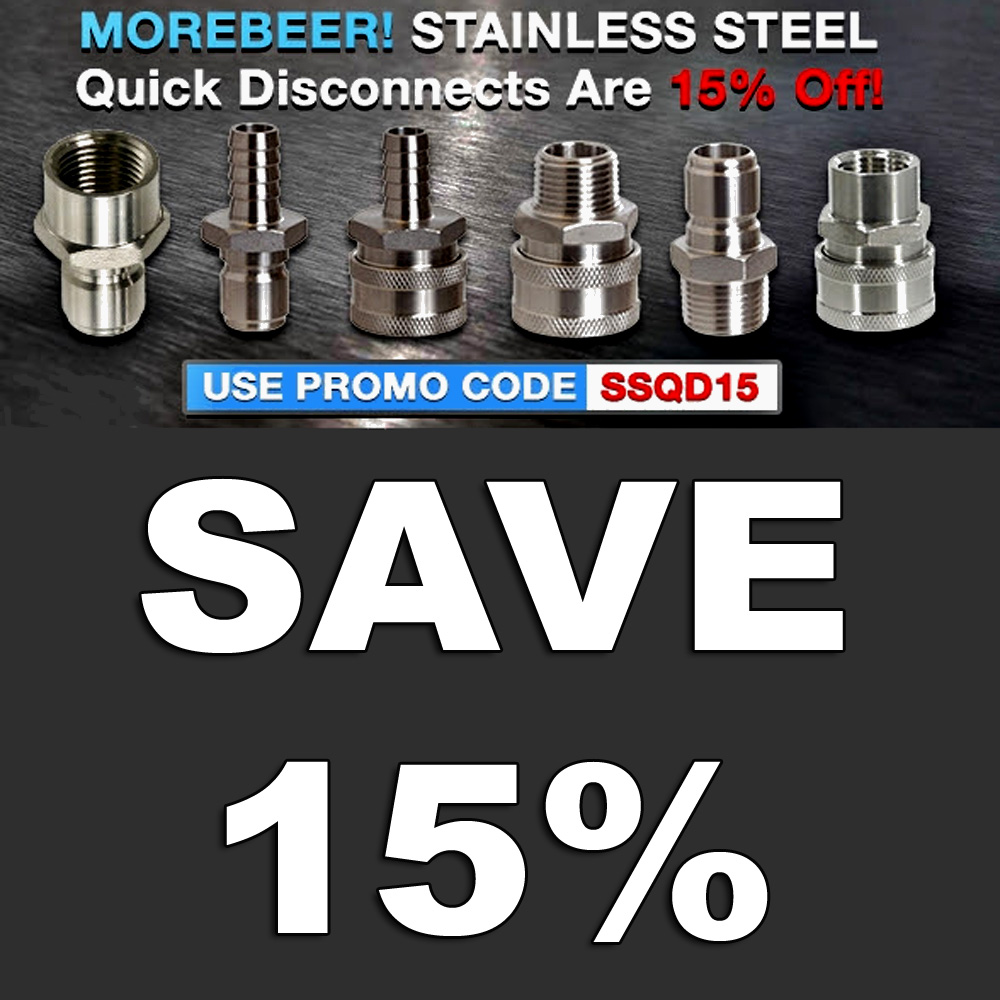  Home Brewer Promo Code for Save 15% On Stainless Steel Quick Disconnects Coupon Code