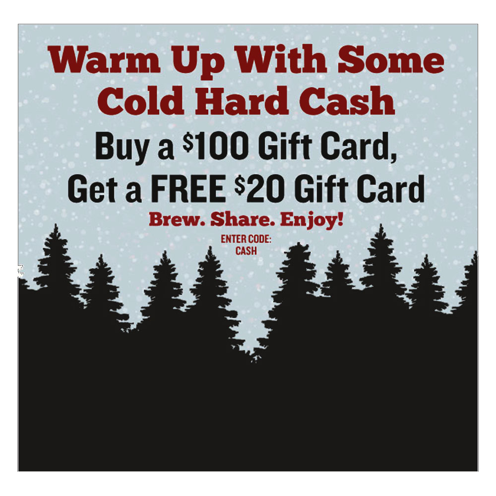  Home Brewer Promo Code for Free $20 Gift Card When You Buy a $100 Gift Card Coupon Code