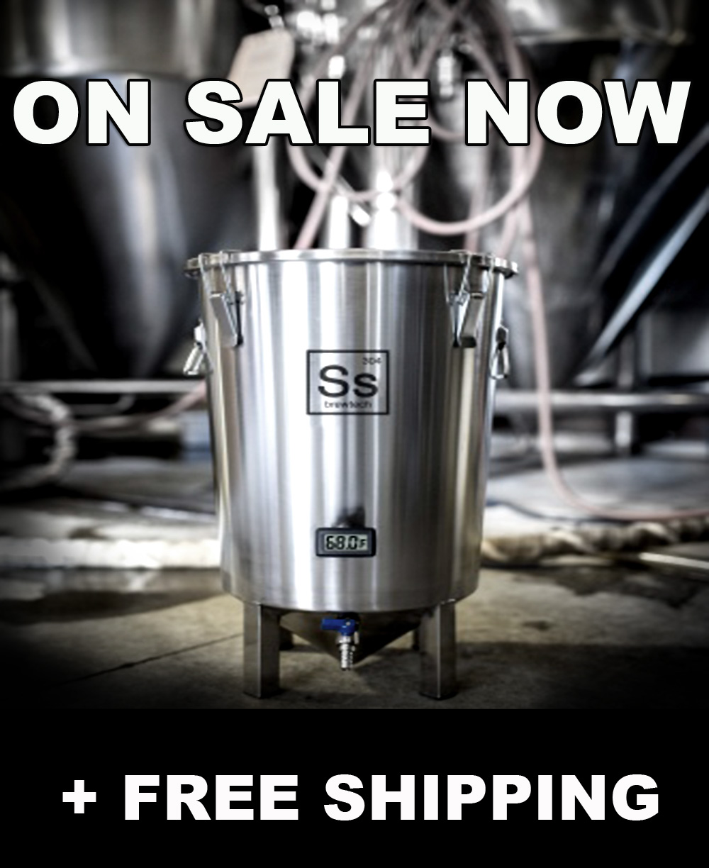 MoreBeer Get A New 7 Gallon Stainless Fermenter for $229 and FREE SHIPPING Coupon Code