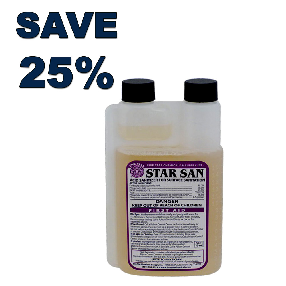  Home Brewer Promo Code for Save 25% On Your StarSan Home Brewing Sanitizer Coupon Code