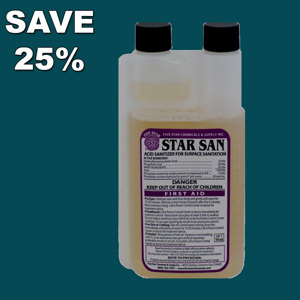  Home Brewer Promo Code for Save $4 On Star San Homebrew Sanitizer Coupon Code