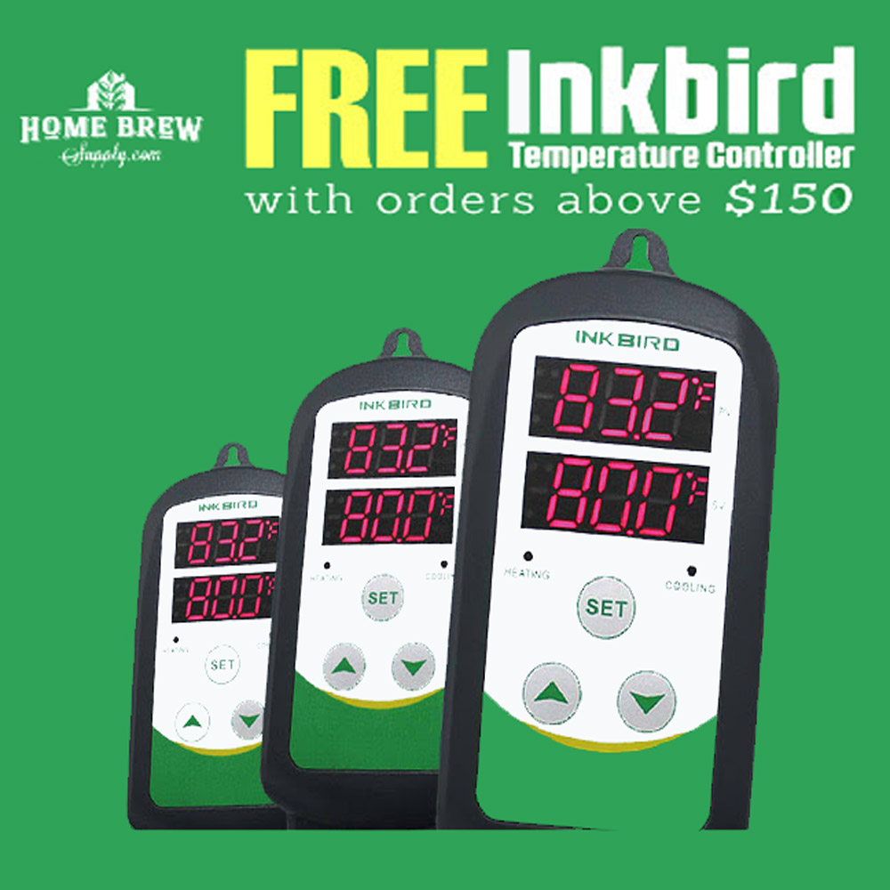  Coupon Code For Get a Free Inkbird Digital Temperature Controller on orders $150 or more Coupon Code
