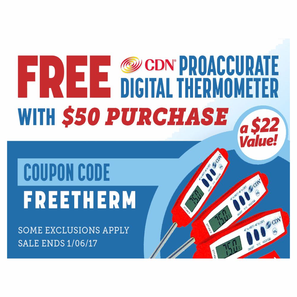  Coupon Code For Get a Free Digital Thermometer With $50 Purchase Coupon Code