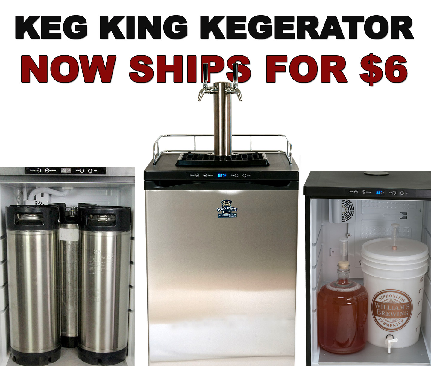  Coupon Code For Get $6.99 Shipping On A New Keg King Kegerator Coupon Code