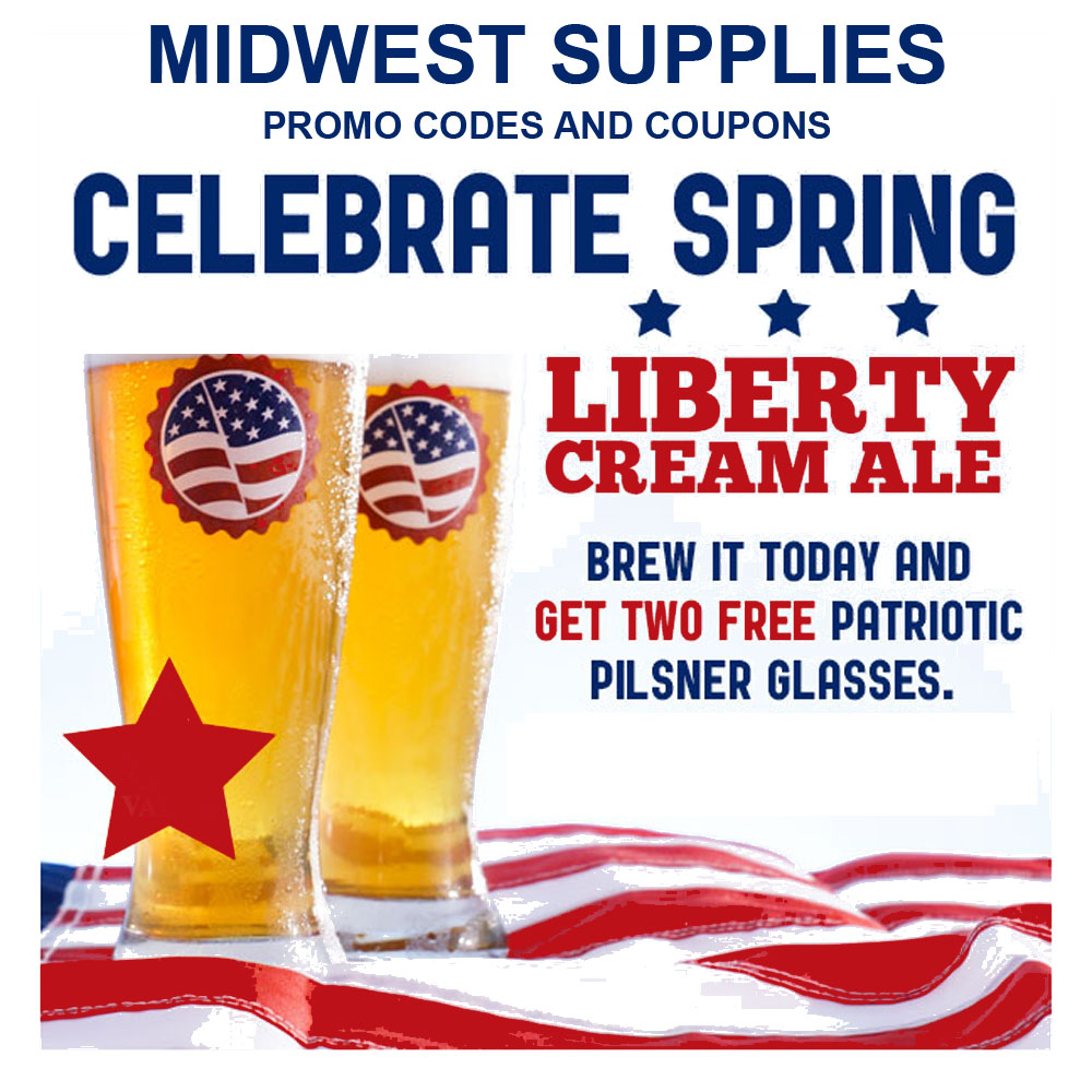  Coupon Code For Buy a Liberty Cream Ale Beer Kit and Get a Free Glass Coupon Code
