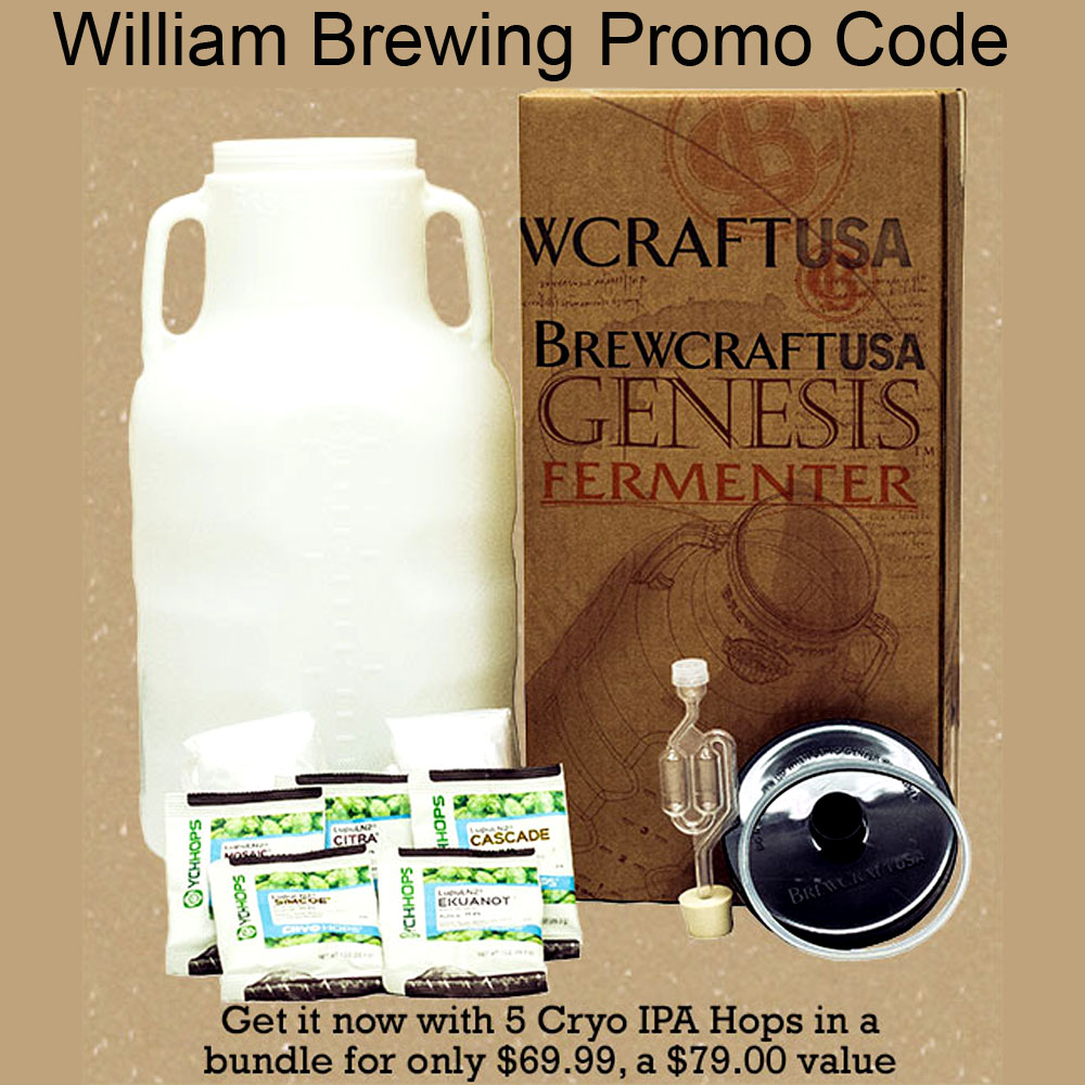  Coupon Code For Save $10 On A Genesis Fermenter and Cryo Hop Bundle Coupon Code