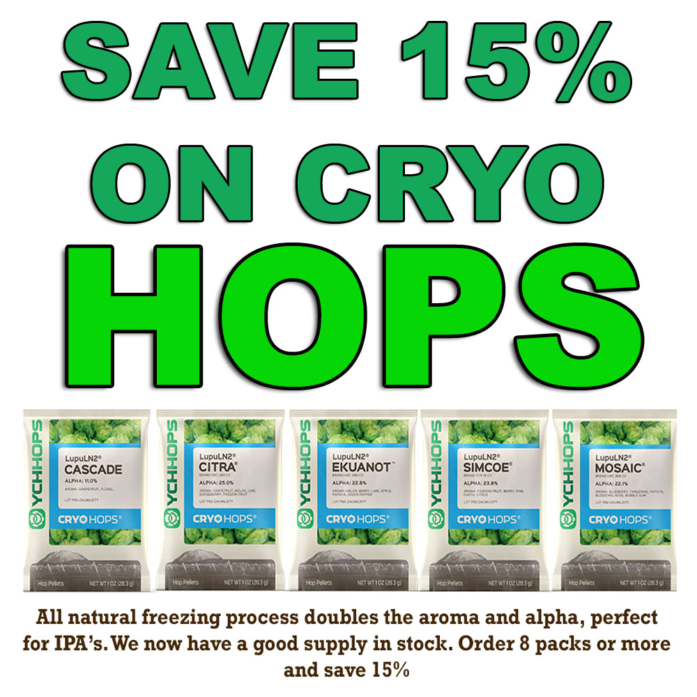 15% Off Cryo Hops Coupon Code